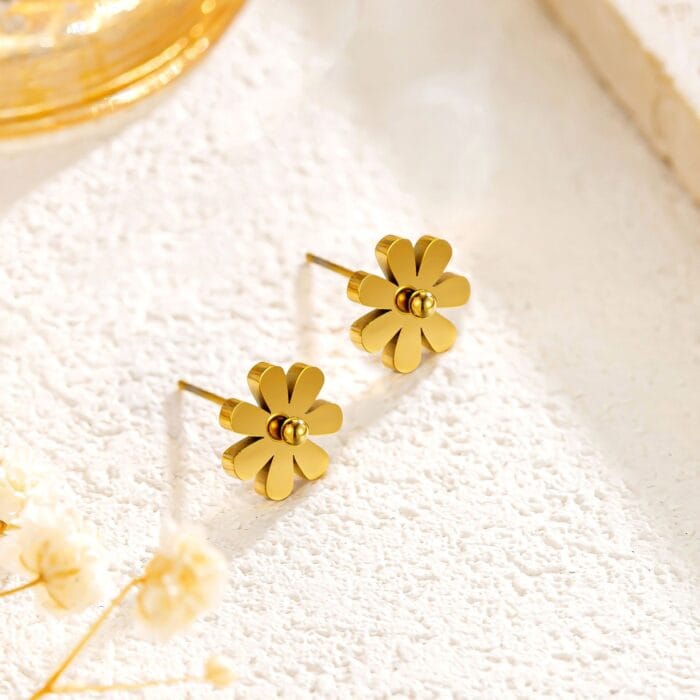 Flower four-leaf clover necklace set ,InPack Mart